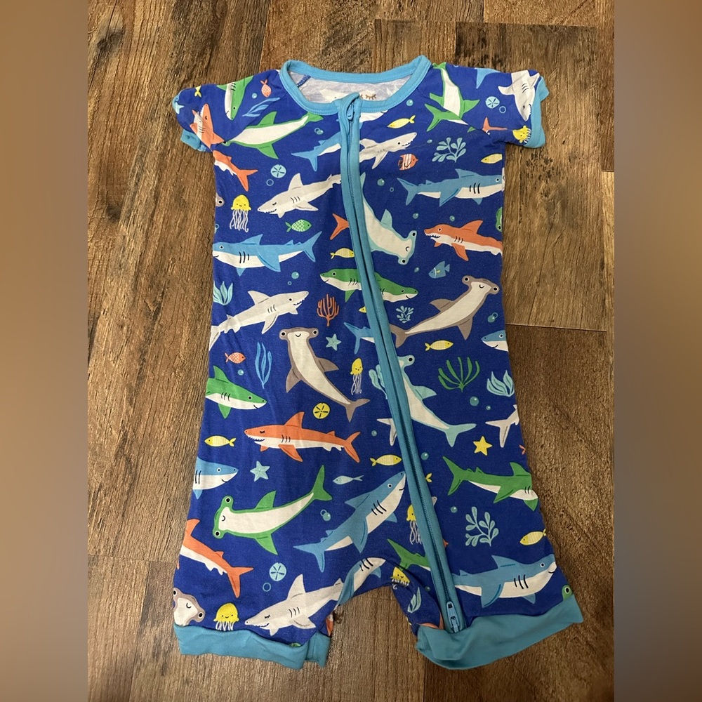 Little Sleepies Reef Shark Shortie